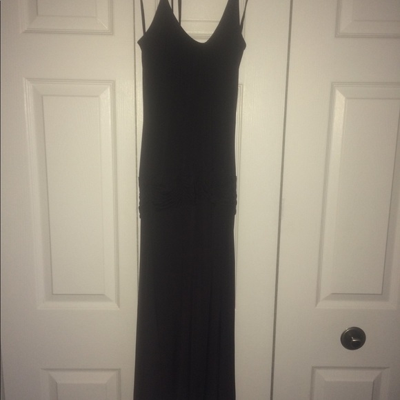 BLACK HALTER DRESS - Picture 6 of 8